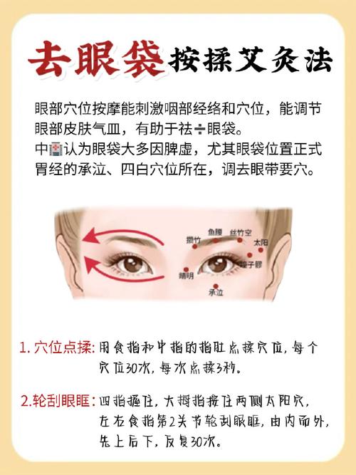 艾灸祛眼袋 古法温灸唤醒眼周年轻态，实操方法全解析